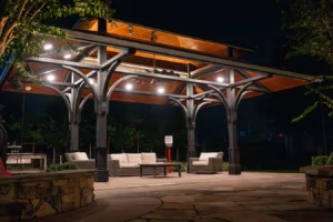outdoor event lighting Houston