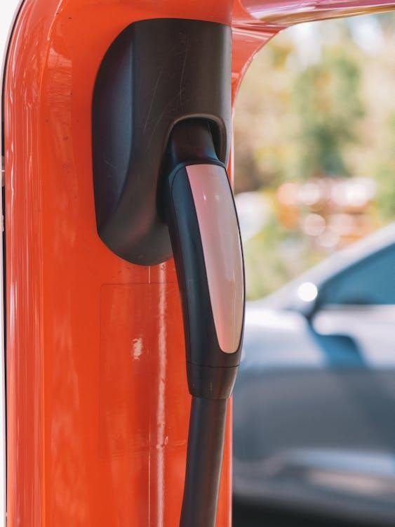 a commercial EV charging station