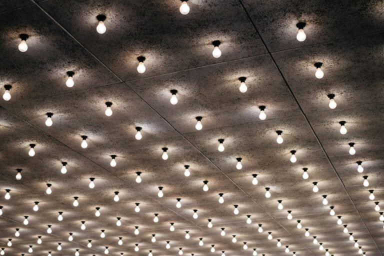 flickering ceiling lights indicating an electrical issue in the home