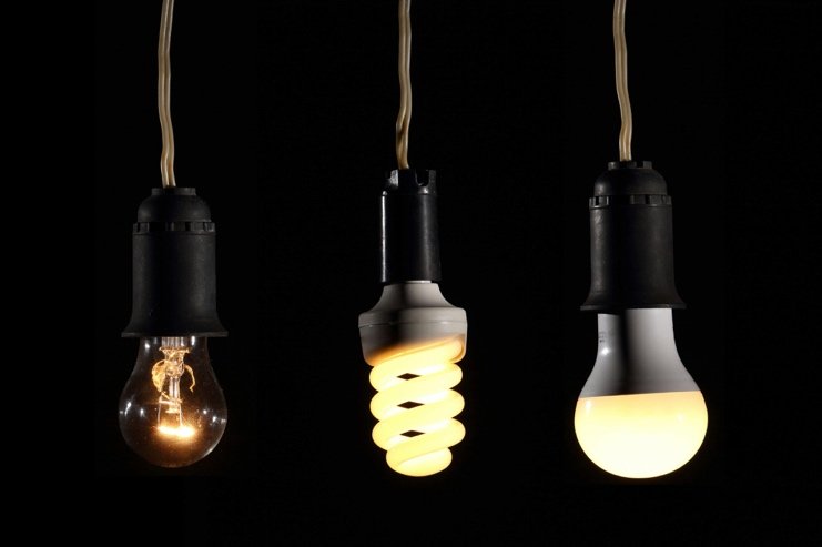 comparison of LED lighting versus traditional halogen bulbs